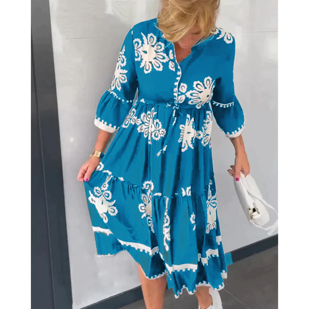 Iza - Abito Fluido donna Eleganza Senza tempo