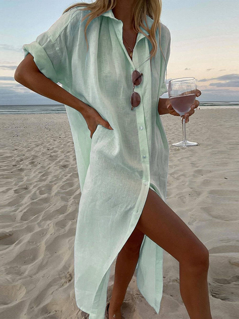Abito Camicia Maxi Concepto Semplice