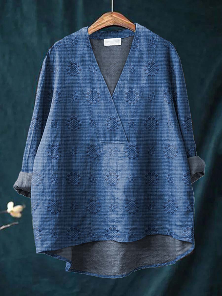 Blusa in lino Cara