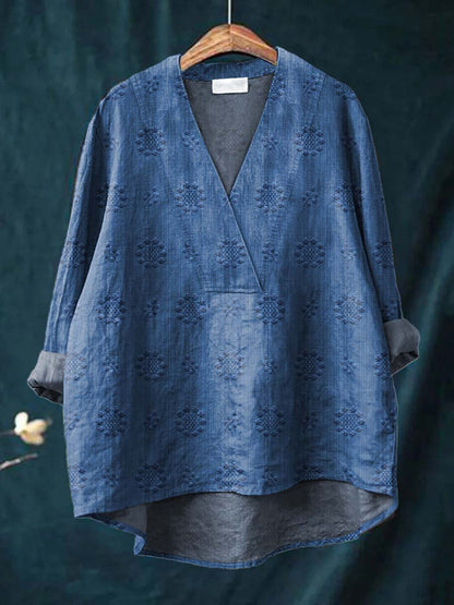 Blusa in lino Cara