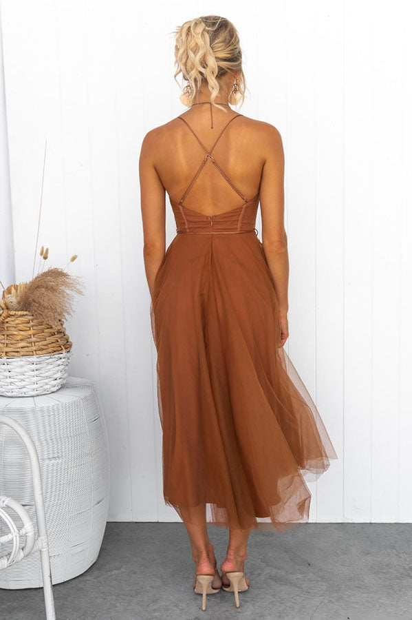Abito lungo Elegante con Bustier - Abito da cerimonia Fluido