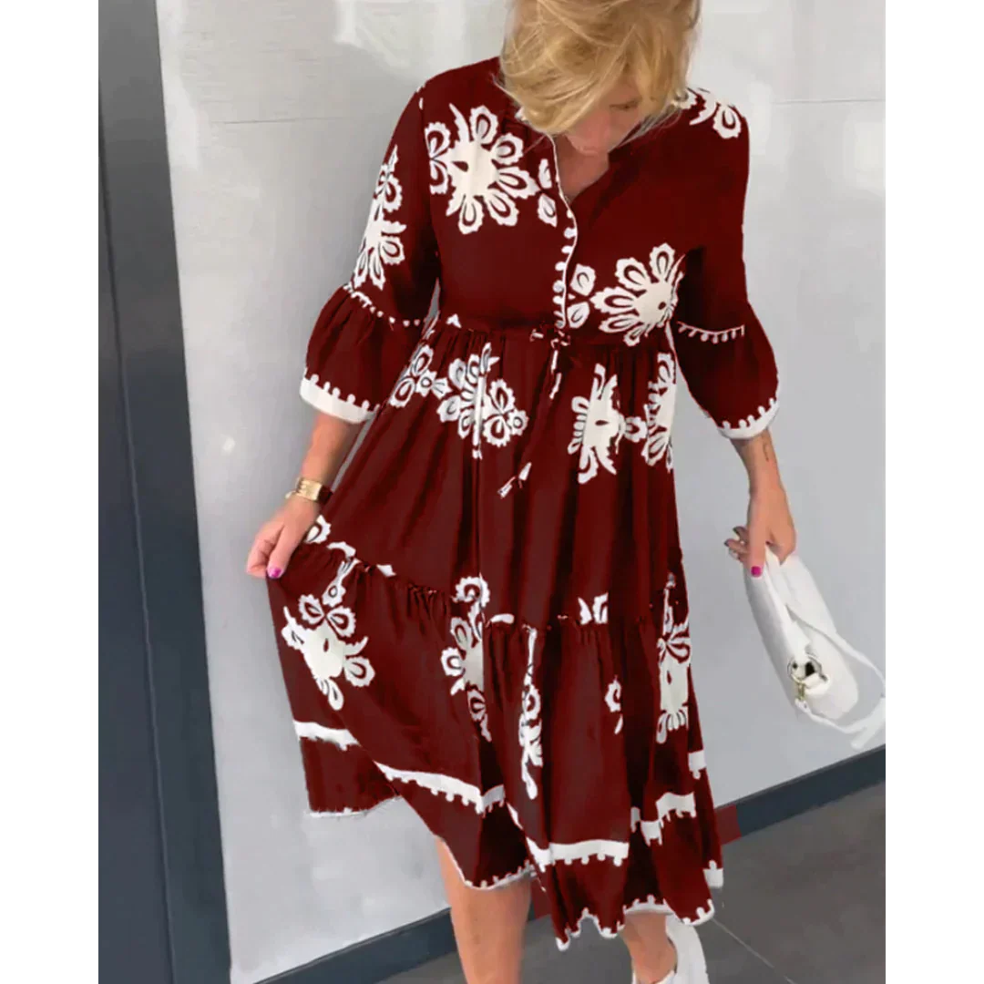 Iza - Abito Fluido donna Eleganza Senza tempo