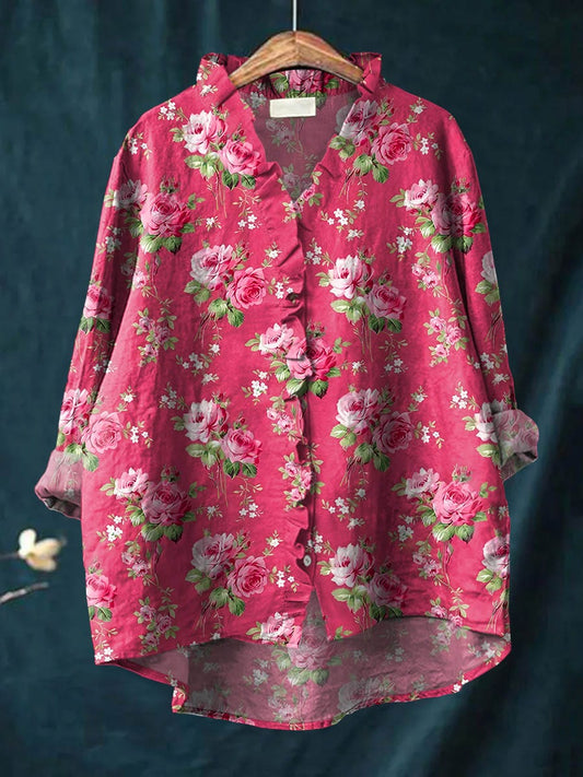 Blusa in lino Tara