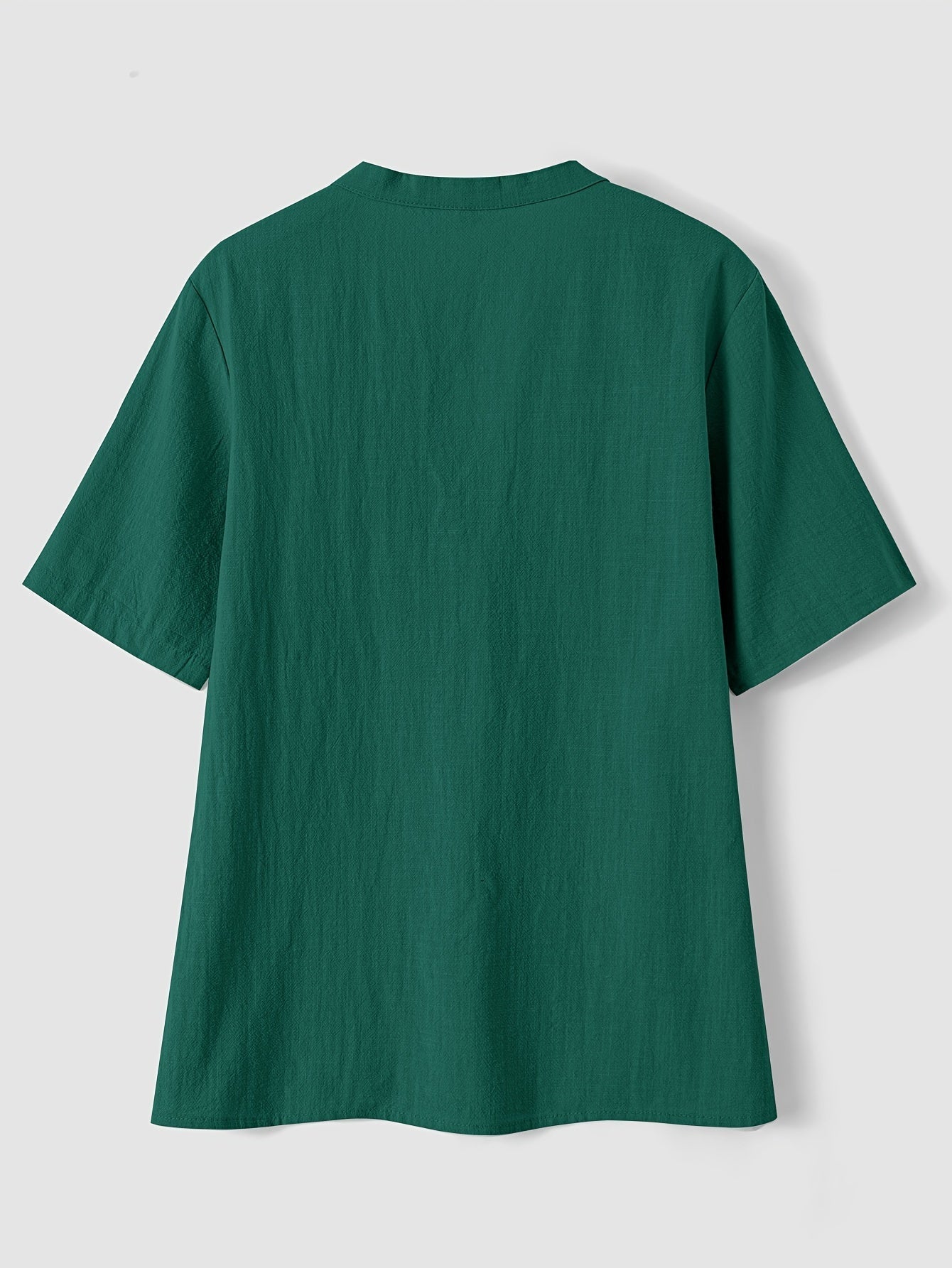 Sharron - Blusa elegante di collo a V con bottoni