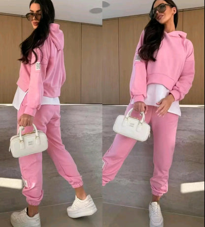 NANCY - SET HOODIE CHIC CON NATURALEZZA