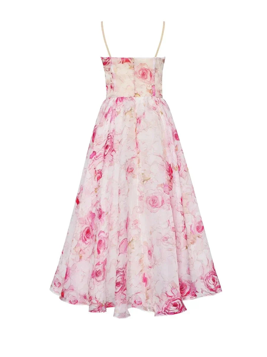 Emilia - Elegante Abito Senza maniche Stampato