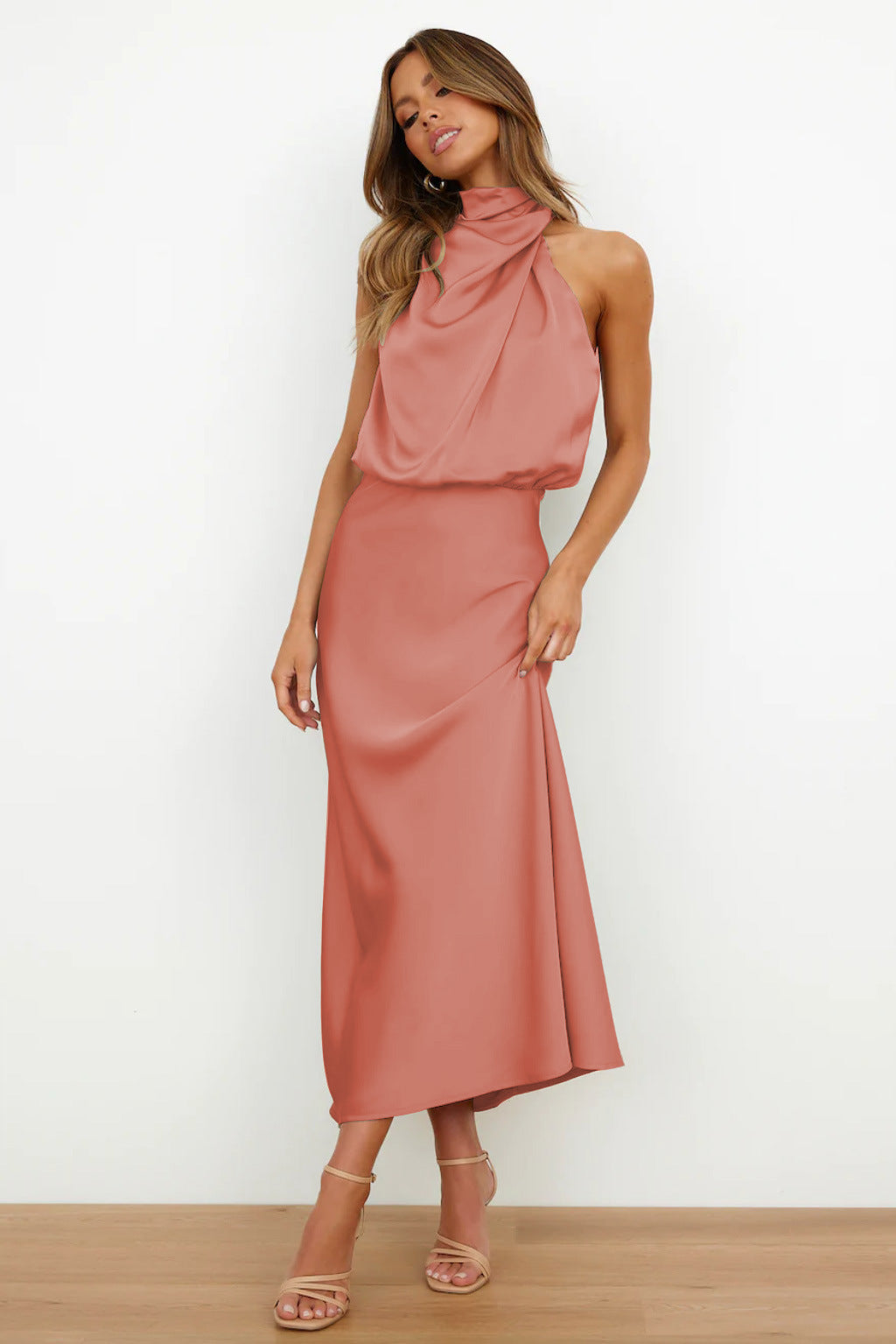 MADDIE – ABITO ELEGANTE CON SCOLLO DRAPPEGGIATO