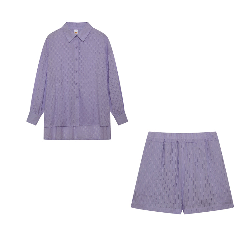 Elizabeth - Set di Camicia e shorts Freschi