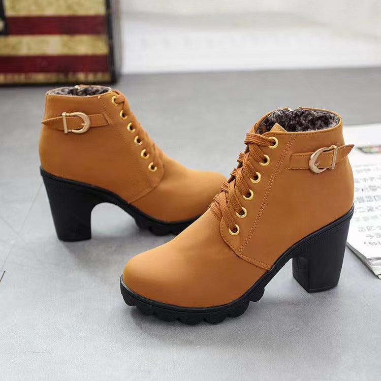 Stivaletti con Tacco Chunky da donna