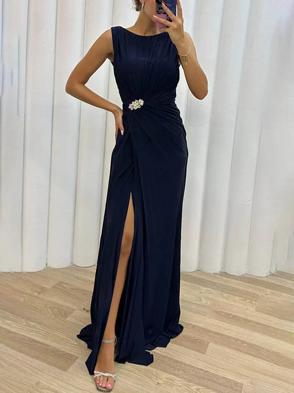 Kendra - Abito maxi Con Corte Lateral Che Accentualla Figura