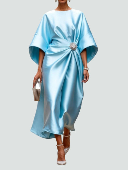 Zoey - Elegante Abito lungo di Raso