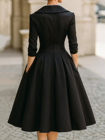 SCARLETT – ABITO MIDI DI FIRMA ELEGANTE