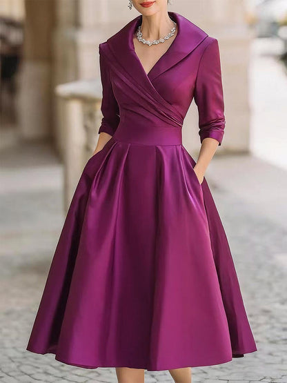 SCARLETT – ABITO MIDI DI FIRMA ELEGANTE