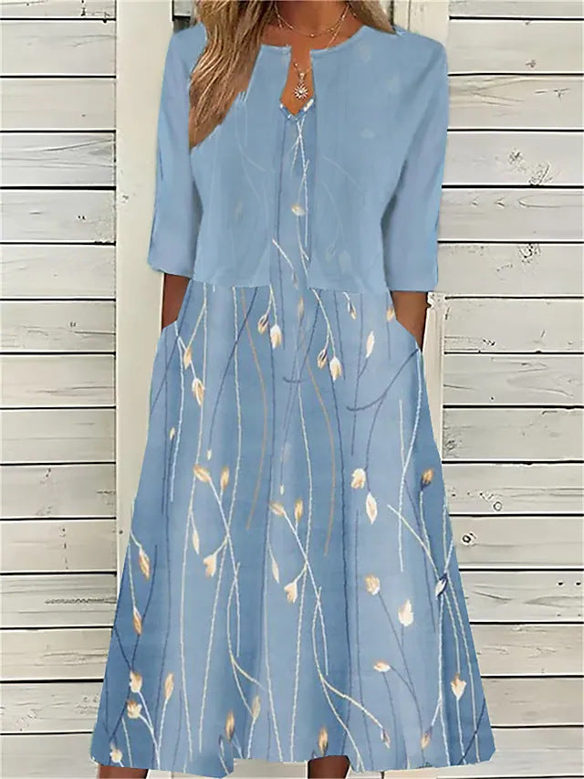 MADISON – SET DI ABITO MIDI ELEGANTE