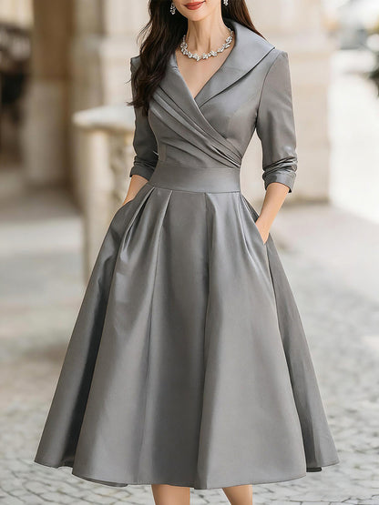 SCARLETT – ABITO MIDI DI FIRMA ELEGANTE