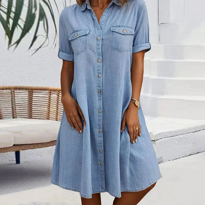 Jessica | Abito Camicia Boton Relaxado