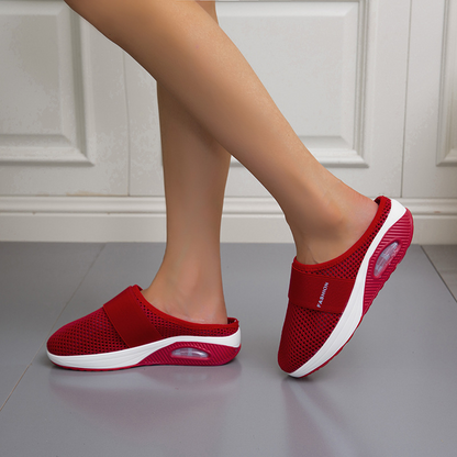 Myrna - Sandali ortopedici casual con malla da donna