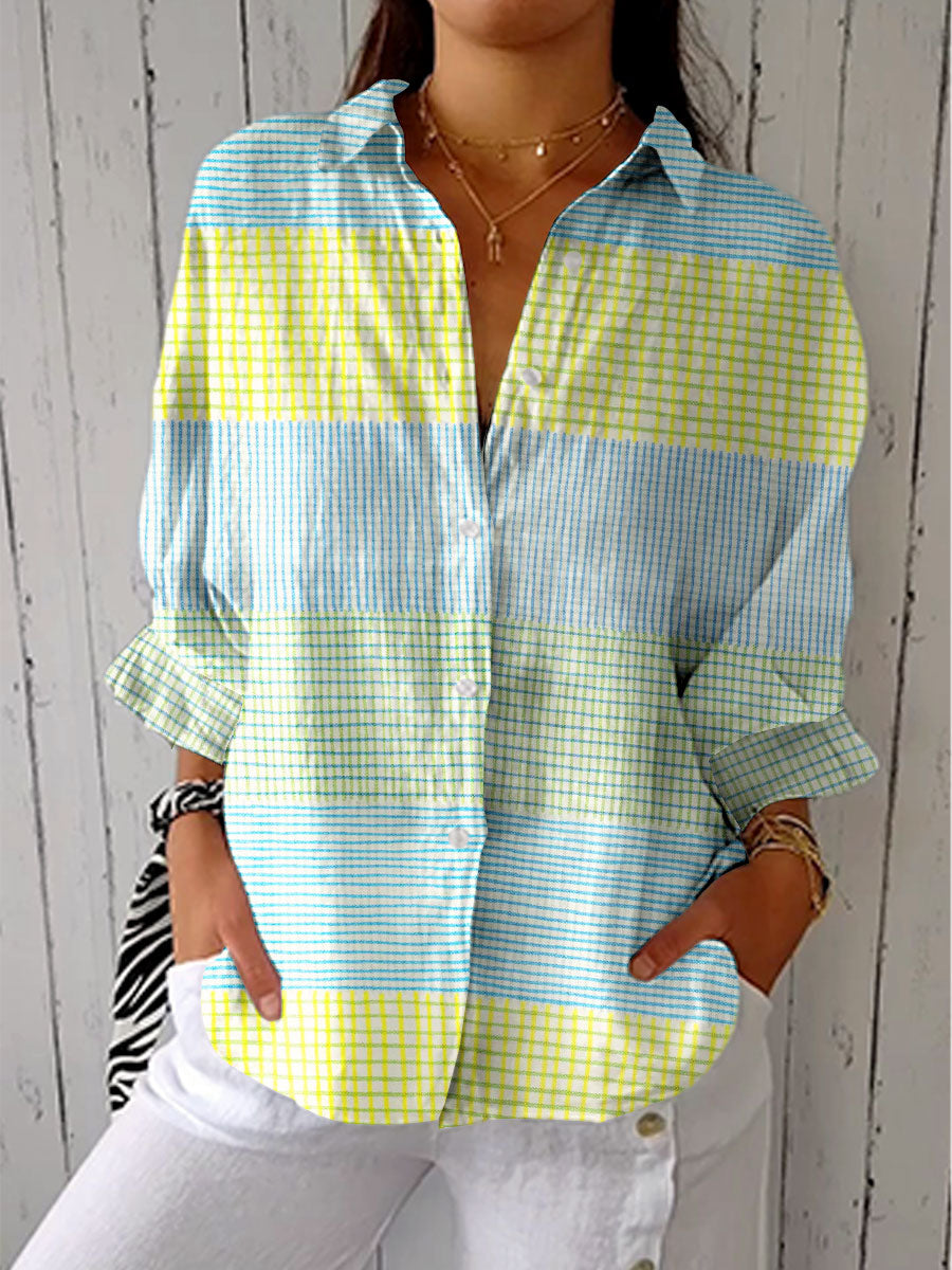 Filippa | Blusa a Quadri Pastel