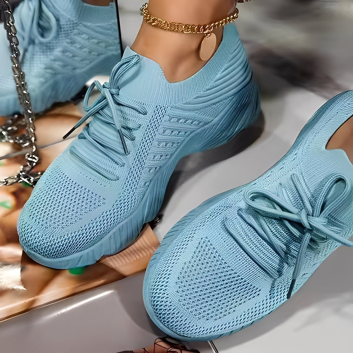 Axelle - Scarpe ortopediche di malla da donna