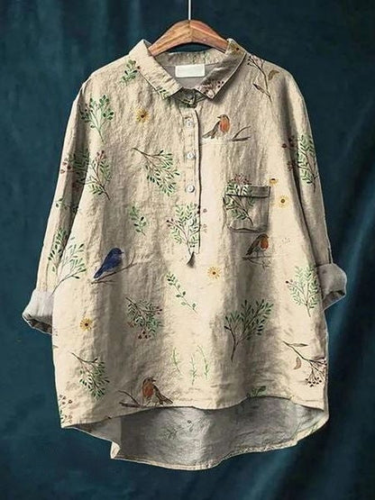 BLUSA SERAPHINA I RETRÒ-FLOWER