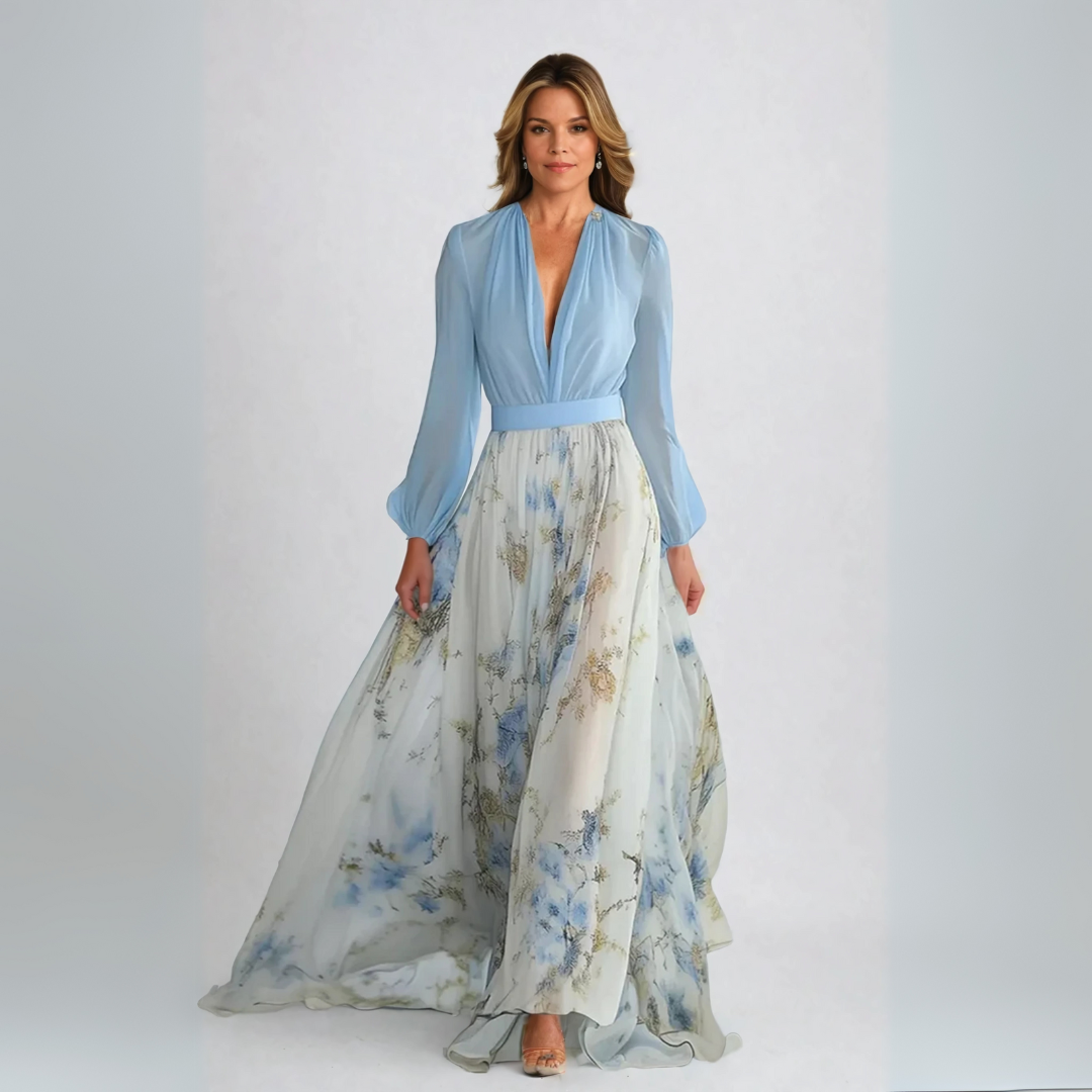 Jewel – Abito Maxi con Stampato Floreale