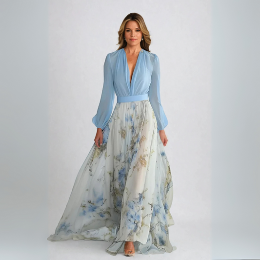 Jewel – Abito Maxi con Stampato Floreale