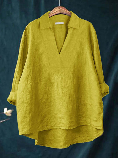 Blusa in lino María