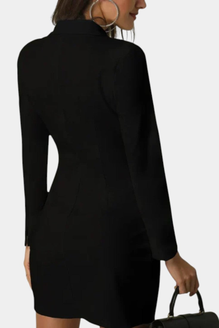 Heidi Abito Blazer Doppio Botonadura Elegante