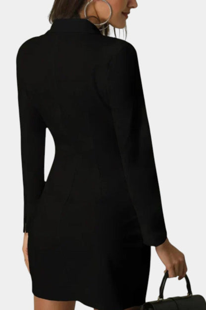 Heidi Abito Blazer Doppio Botonadura Elegante