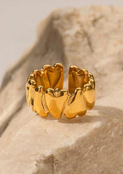 Hazel | Anello avvolgente a cuore