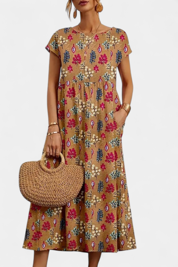 Yuridia Abito floreale Chic con Silhouette fluida