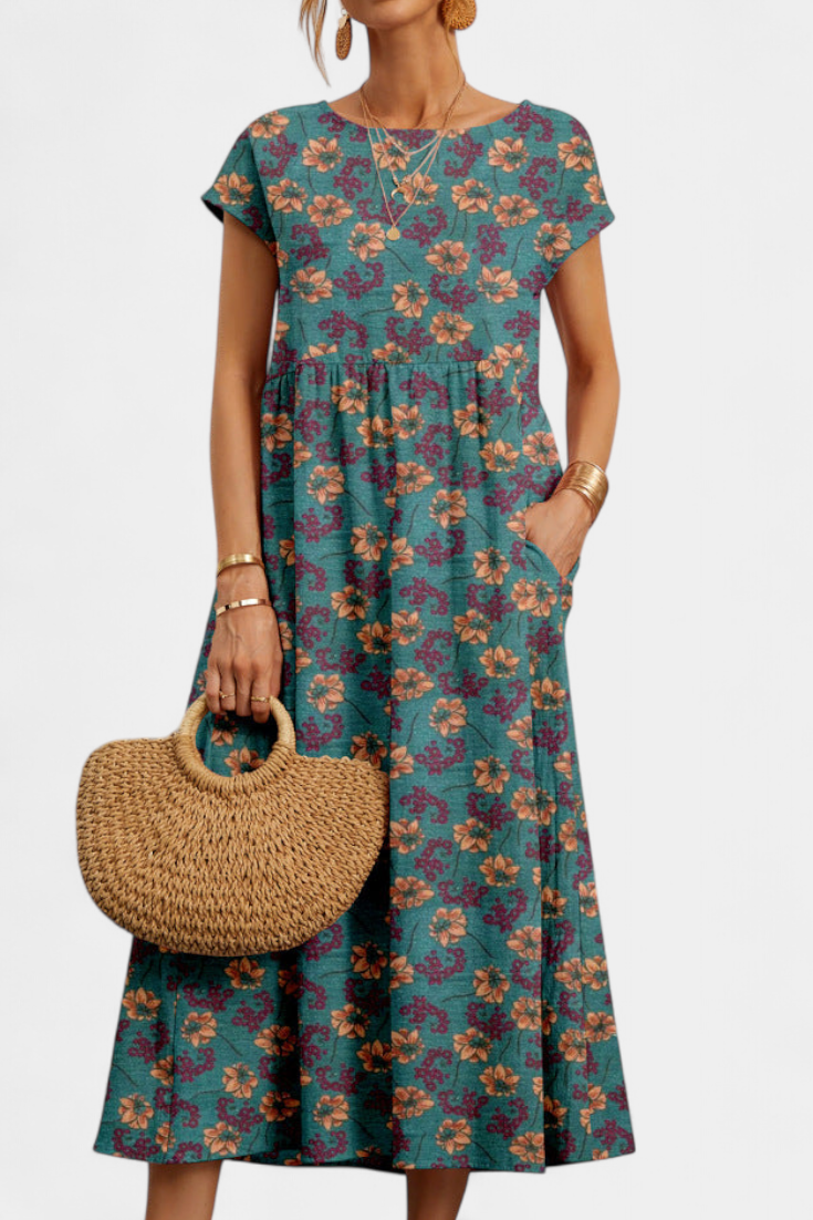 Yuridia Abito floreale Chic con Silhouette fluida