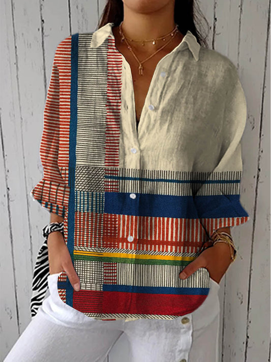Freyja | Blusa con Motivo Artistico