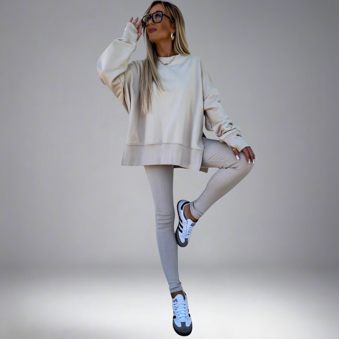 MADISON – SET DI FELPA OVERSIZED E LEGGINGS