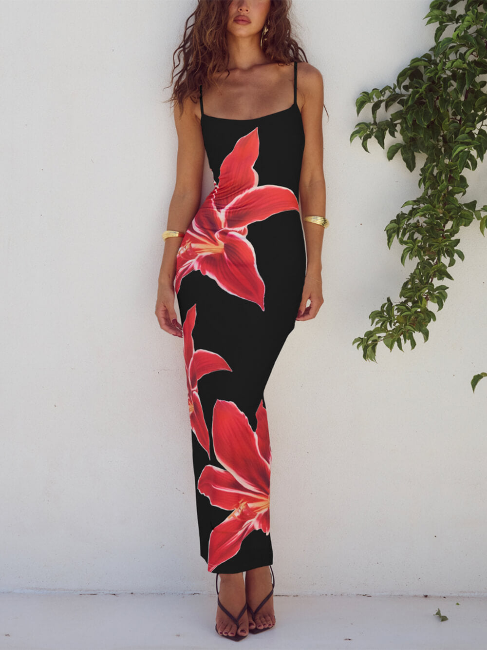 Il Abito maxi Tropical Bloom