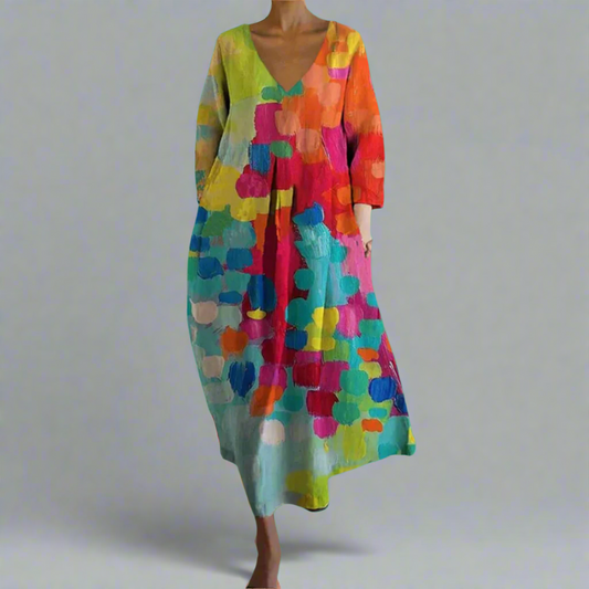 Renate™ | Abito Chic di Scollo a V