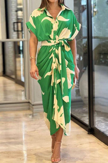 Il Abito maxi Tropical Elegante