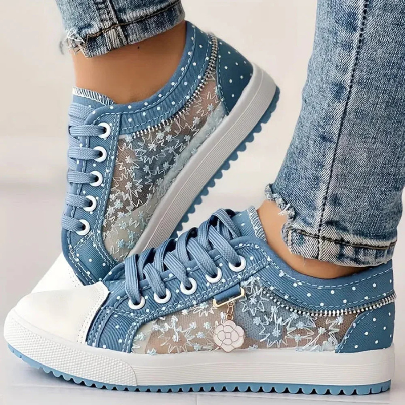 Elettra - Sneakers florales leggere
