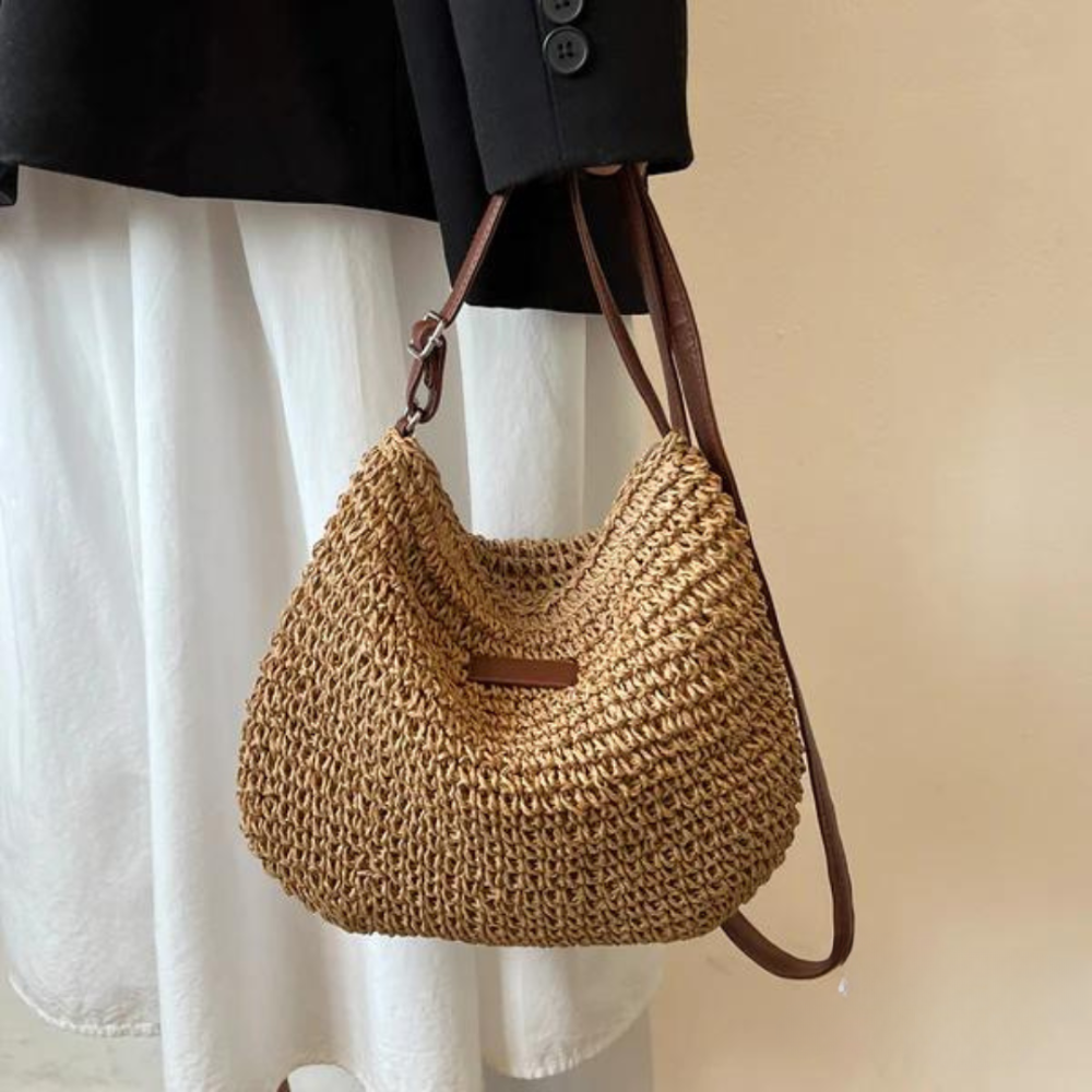 Fredhild | BORSA A SPALLA Stile classico Intrecciato