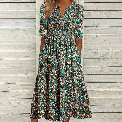 Jill | Abito Smock Giardino di Pradera