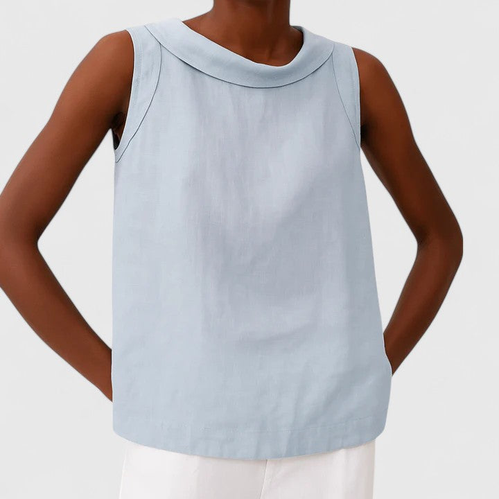 Anastine | Top elegante con Collo alto