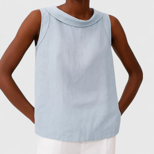 Anastine | Top elegante con Collo alto