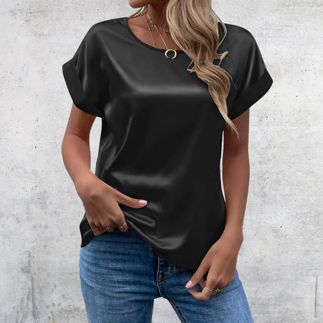 Mabel – Blusa di Manica Arremangada