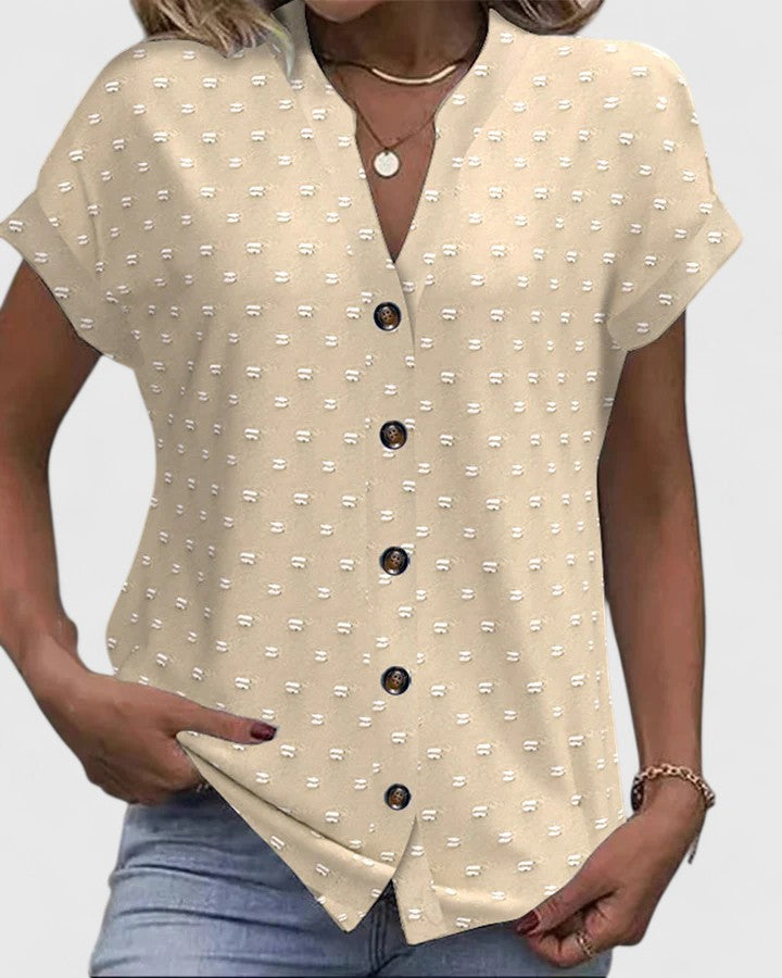Miles | Maglietta Comoda di collo a V