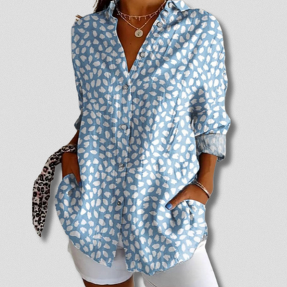 Fallon | Camicia di Bottoni a maniche lunghe con Stampa Floreale