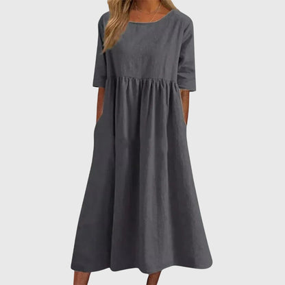 Haisley | Elegante Abito midi Fluyente