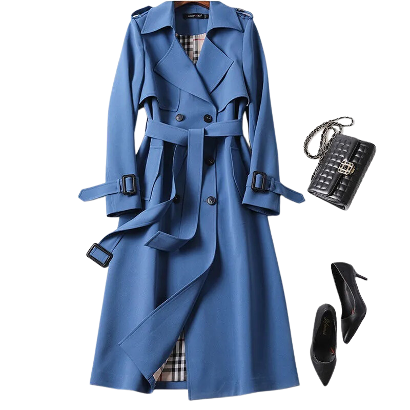 Christai | Cappotto lungo da donna | Giacca Con bottoni