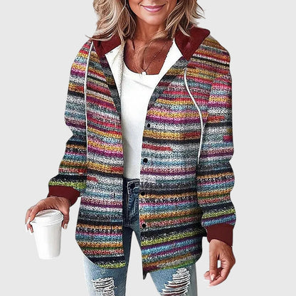 Martina™ | Giacca di Malla con bottoni da donna