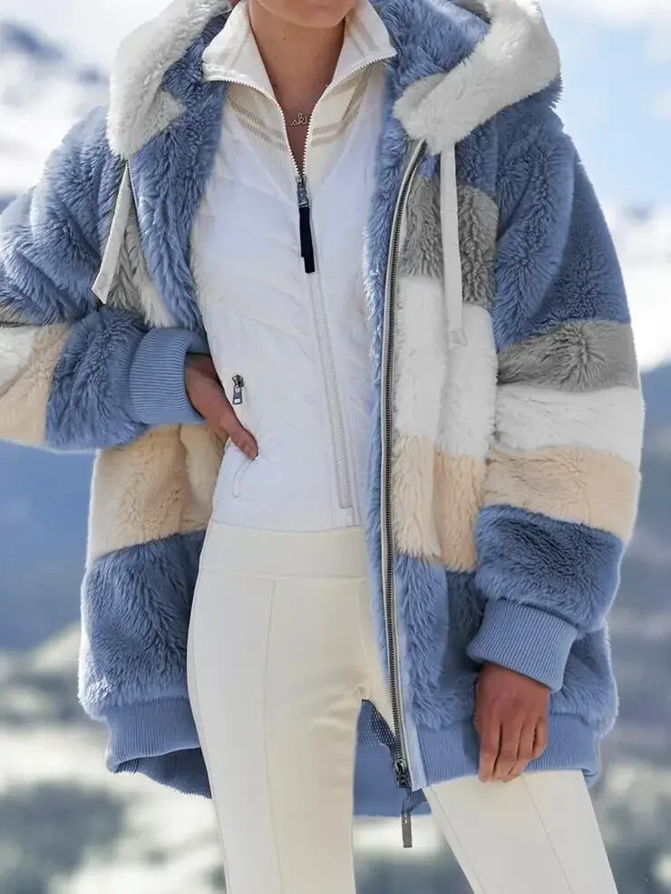 Alexa | Giacca invernale con cappuccio e Zip