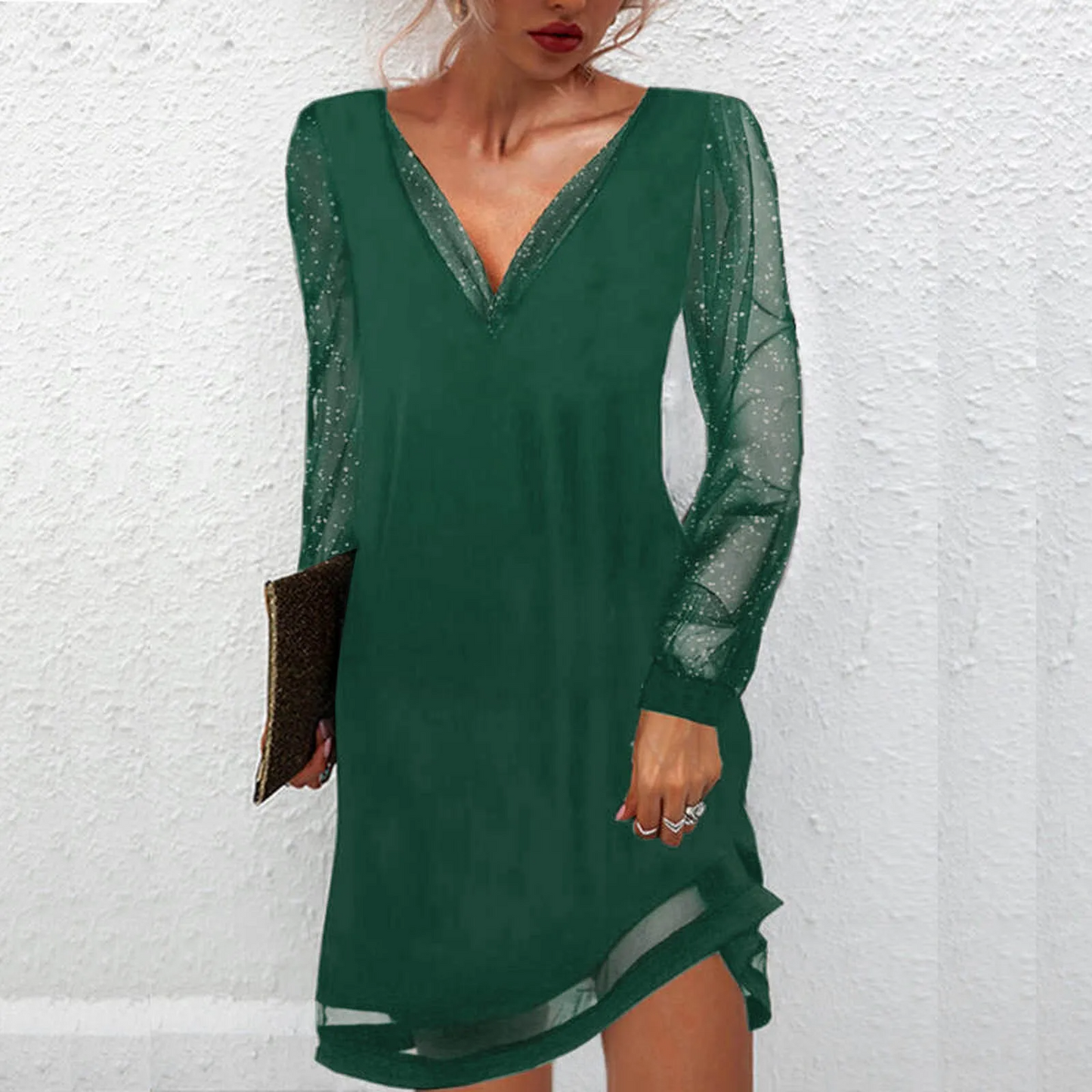 AvaBella™ – Abito elegante di Collo a V